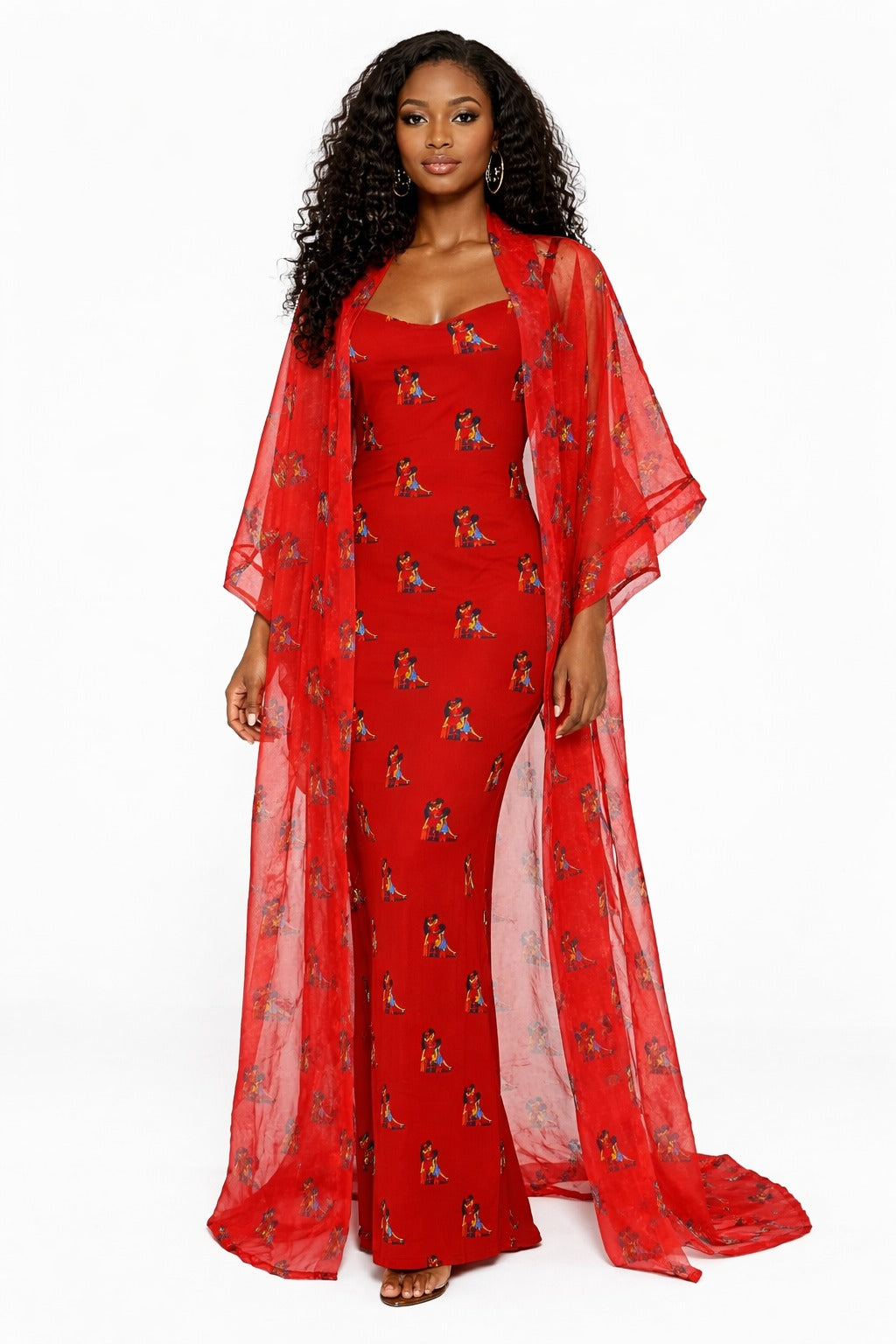 IRIS KIMONO - RED