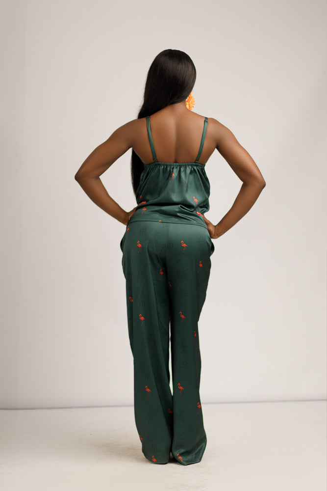 THE DERIN TOP - EMERALD GREEN