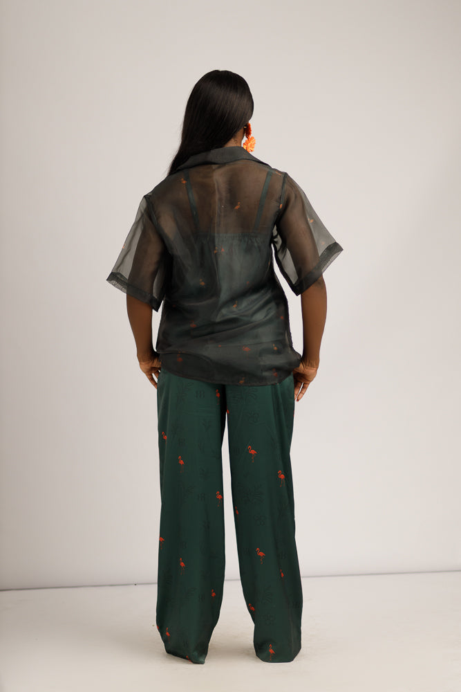 NARA SHIRT - EMERALD GREEN