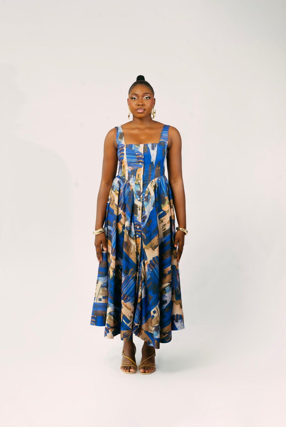 SICILY DRESS - BLUE