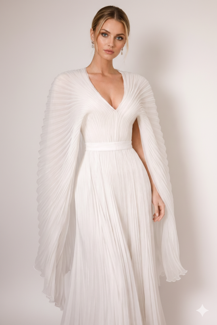 ESME ZUKI DRESS - WHITE
