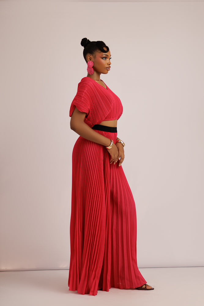 ZURI ZUKI PANT SET - PINK