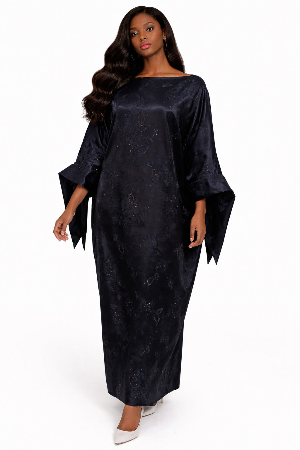 THE LAYLA LUXE KAFTAN - BLACK