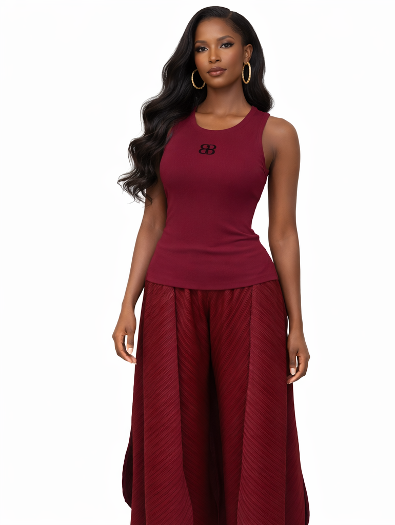 BRIA ZUKI PANT - MAROON