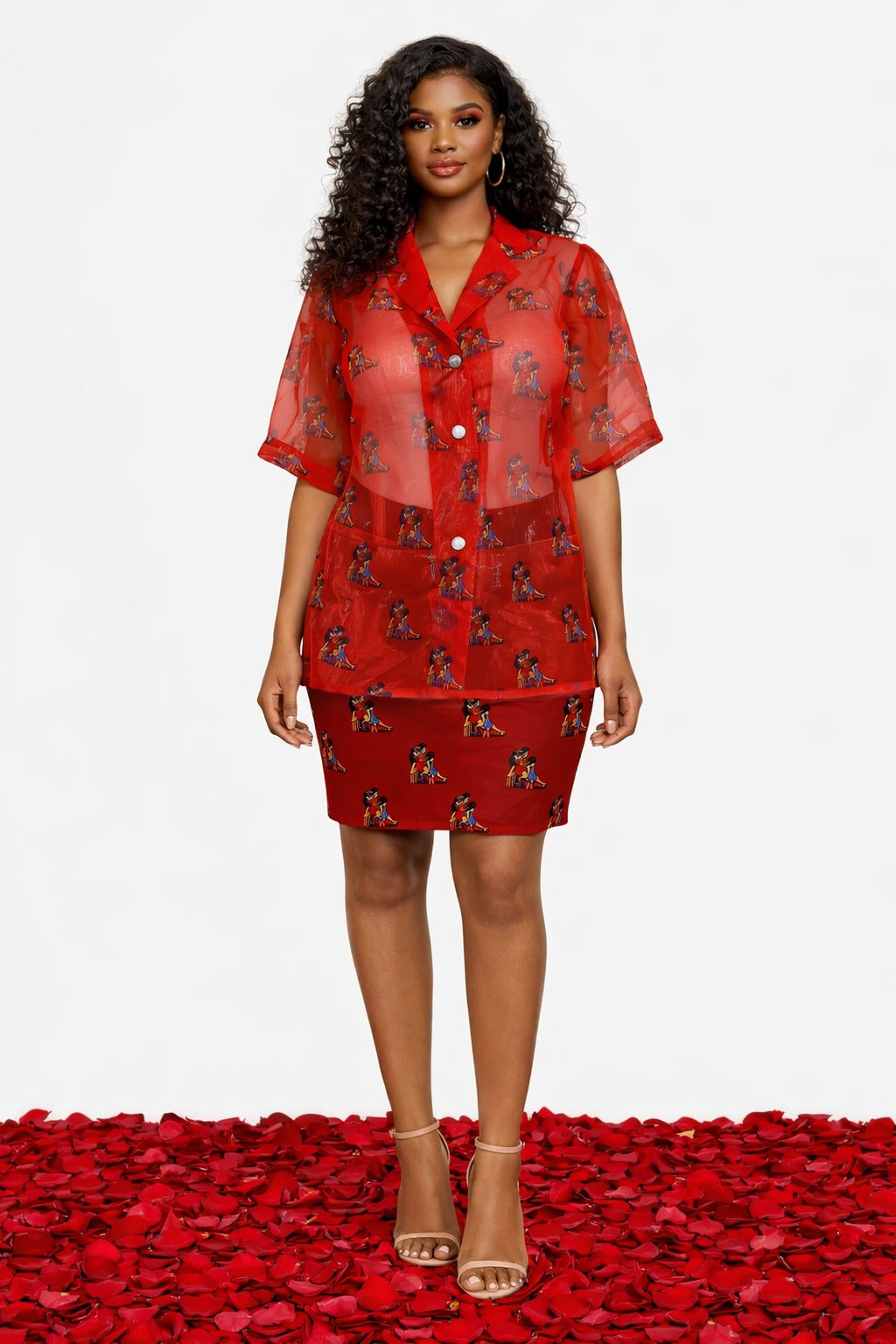 NARA HERITAGE SHIRT - RED