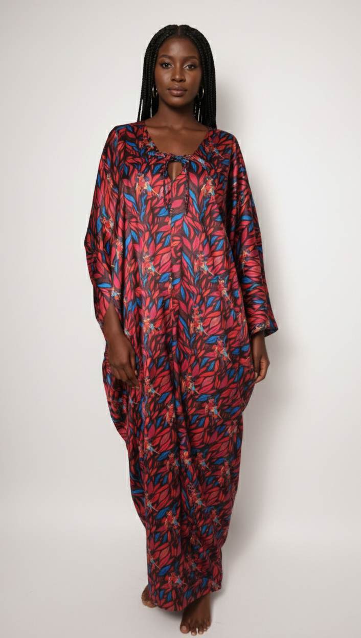 RENI KAFTAN - MAROON